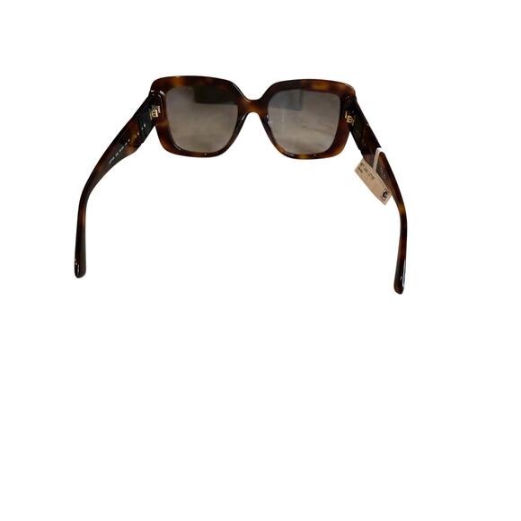 Longchamp Sunglasses Havana Square Tortoise Shell #713S - Picture 5 of 7